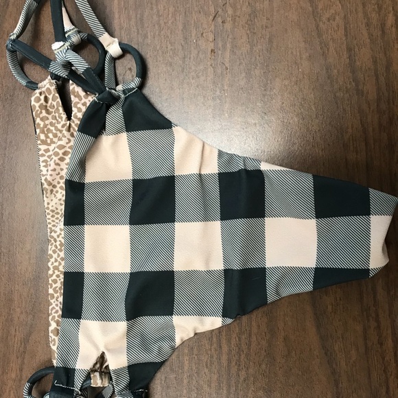 Acacia Swimwear molokini bikini bottom check large - Picture 6 of 8